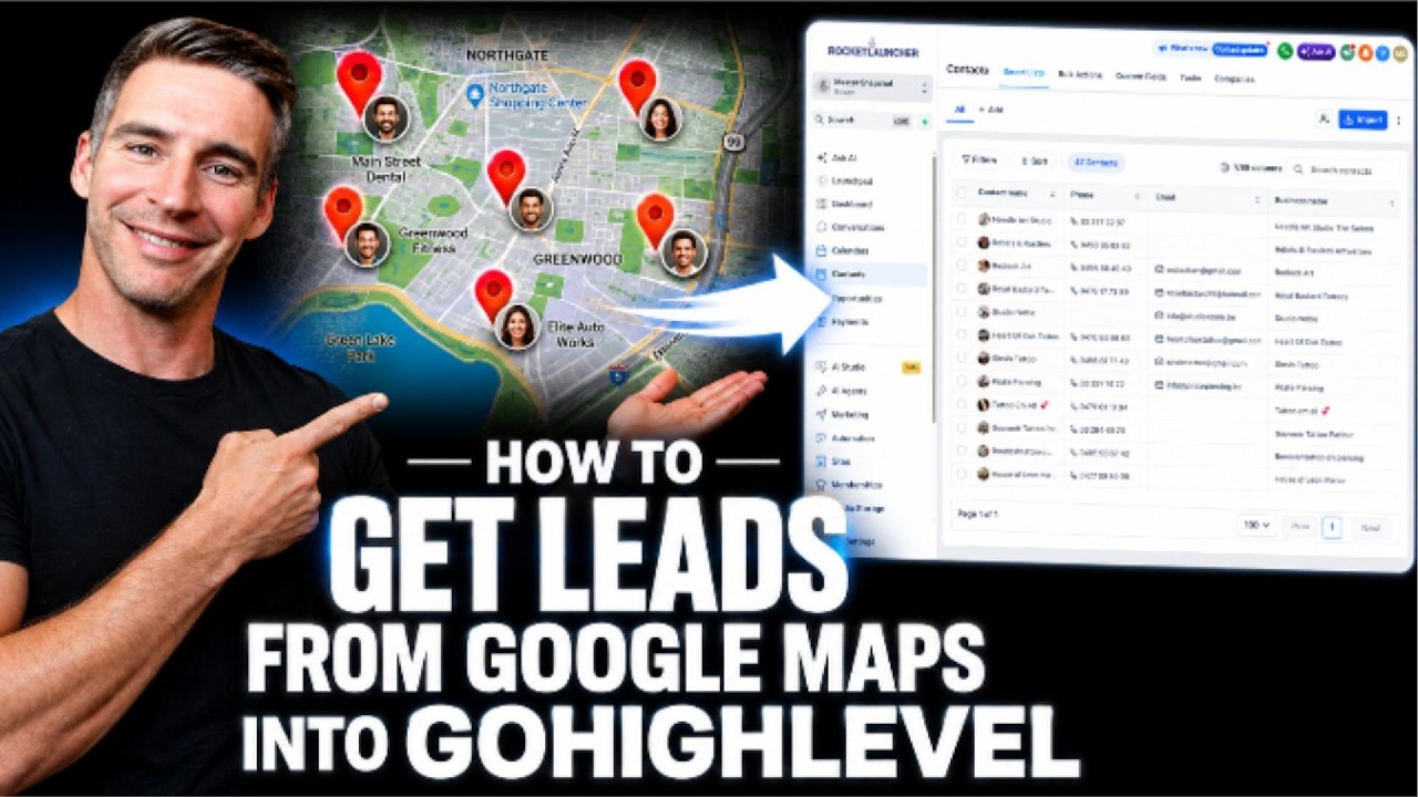 I Built a FREE Google Maps Lead Machine for GoHighLevel (Copy It in 1 Click)